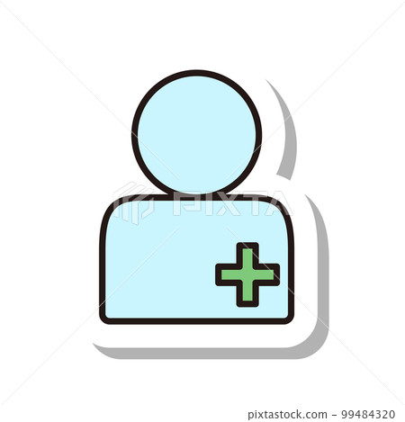 Sticker-style business icon diagnosis 99484320
