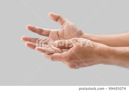 Hand pain. 99485074
