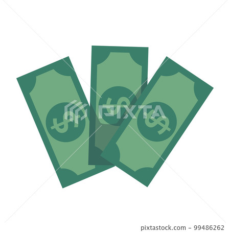 dollar banknotes. paper money vector illustration 99486262