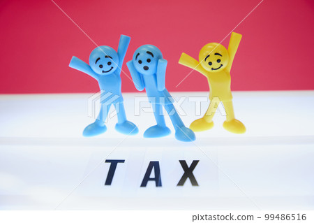 People who are troubled by taxes, people who are happy People who are troubled by taxes, people who are happy 99486516