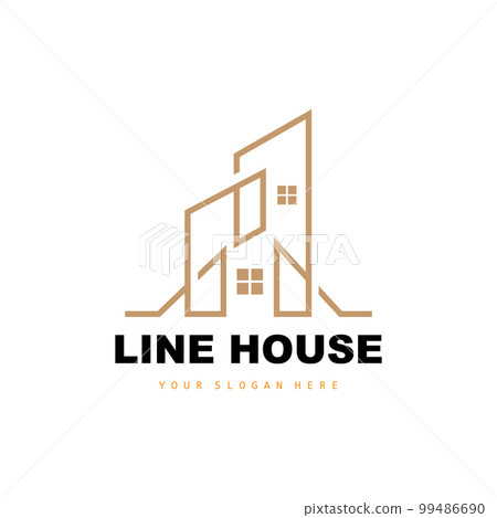 House Logo, Building Furniture Design, Construction Vector, Property Brand Icon, Real Estate, Housing 99486690