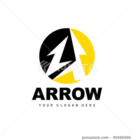 Arrow Direction Logo, Directional Direction Vector Icon, A Letter Model Design 99486896