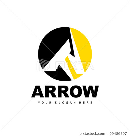 Arrow Direction Logo, Directional Direction Vector Icon, A Letter Model Design 99486897