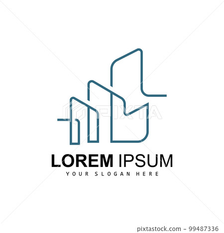 House Logo, Building Furniture Design, Construction Vector, Property Brand Icon, Real Estate, Housing 99487336
