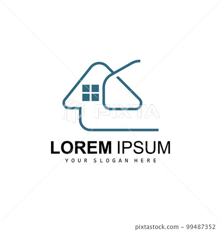 House Logo, Building Furniture Design, Construction Vector, Property Brand Icon, Real Estate, Housing House Logo, Building Furniture Design, Construction Vector, Property Brand Icon, Real Estate, Housing 99487352