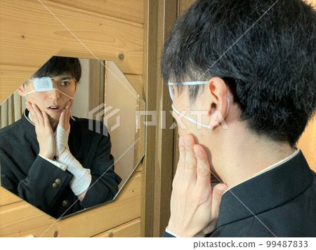 被自己的外表迷住的中二病 99487833