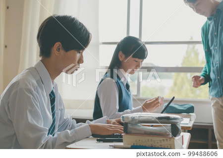 junior high school student, junior high student, middle school student 99488606