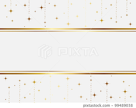 豪華閃閃發光的背景水平位置白色和金色 99489038