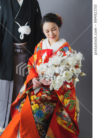 新娘和新郎的顏色 新娘和新郎的顏色 99492350