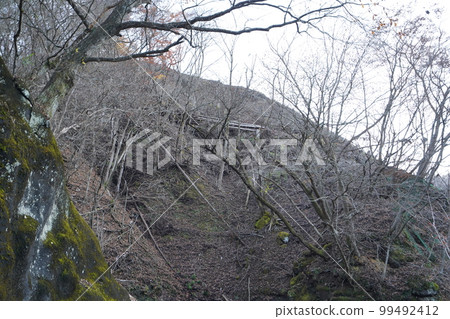 妙義湖上游，從妙義三邊境沿女子道而下，沿溪流而下林道，林道觀景，2022年11月25日 99492412