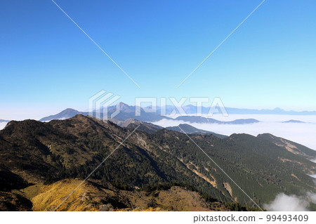 高山上的雲海 高山上的雲海 99493409