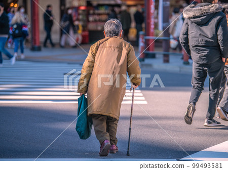 Tokyo cityscape in Japan Aging society = within Tokyo 99493581