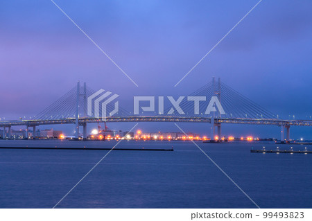 《Kanagawa Prefecture》Yokohama Bay Bridge/Before Dawn 99493823