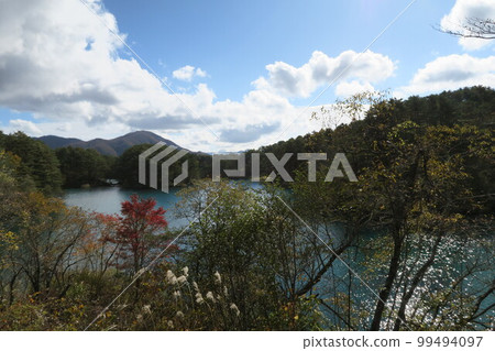 福島縣秋天的毗沙門沼 福島縣秋天的毗沙門沼 99494097