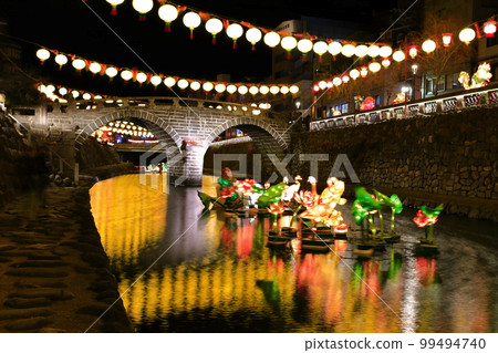 [長崎縣]長崎元宵節（Meganebashi Lantern House） 99494740