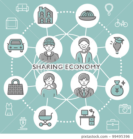 Sharing economy People who share 99495396