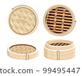 Dim sum illustration vector of Chinese food, Asian food Dim sum in Steamer 99495447