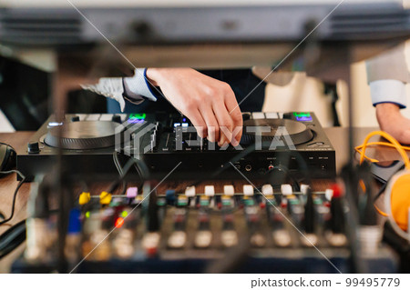 Mixing console. An electronic device for sound recording and mixing Mixing console. An electronic device for sound recording and mixing 99495779