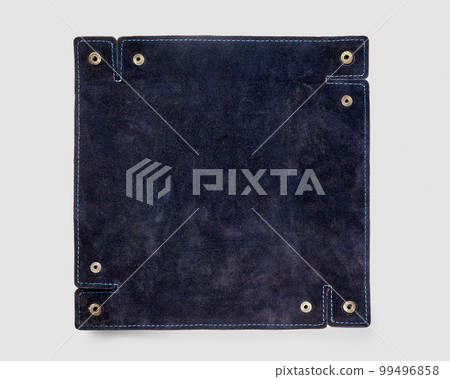 Unfolded black suede leather tray with debossed tree of life Unfolded black suede leather tray with debossed tree of life 99496858