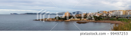 Touristic City by the Sea, Alghero, Sardegna, Italy. Touristic City by the Sea, Alghero, Sardegna, Italy. 99497253