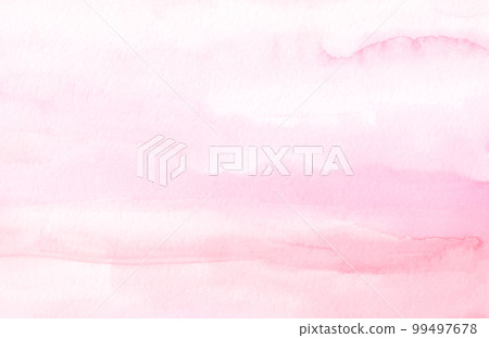 Watercolor light pink and white gradient background. Pastel rose color stains on paper 99497678