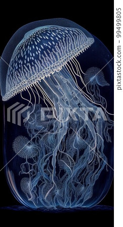 summer sea jellyfish illustration summer sea jellyfish illustration 99499805