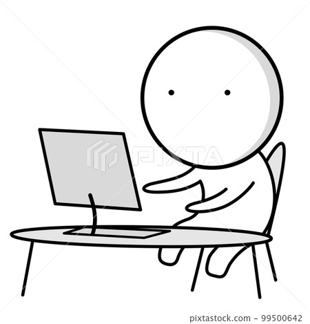 Businessman at the computer Businessman at the computer 99500642