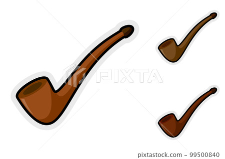 Note sticker set with Smoking Pipe 99500840