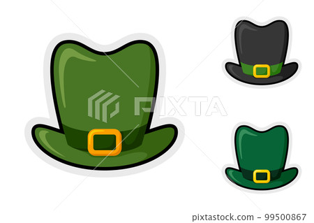 Note sticker set with Leprechaun Hat 99500867