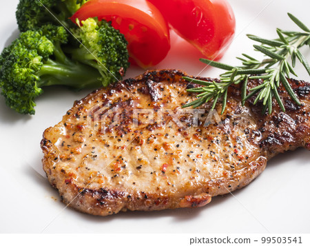 Pork steak Lemon pepper taste Pork steak Lemon pepper taste 99503541