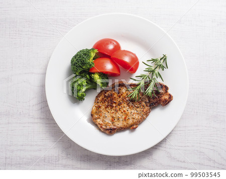 Pork steak Lemon pepper taste 99503545