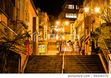 Gunma Ikaho Onsen ~Stone steps at night~ 99504370