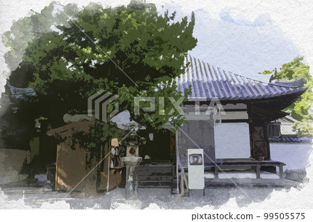 Watercolor-style Todaiji Temple Kaidan-in Senjudo Nara City, Nara Prefecture Watercolor-style Todaiji Temple Kaidan-in Senjudo Nara City, Nara Prefecture 99505575