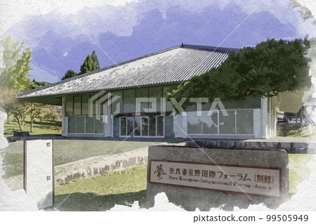 水彩風格奈良公園奈良春日野國際論壇(別館)奈良縣奈良市 水彩風格奈良公園奈良春日野國際論壇(別館)奈良縣奈良市 99505949