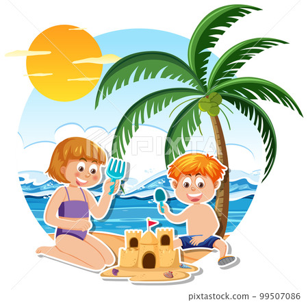 Summer girl at the beach Summer girl at the beach 99507086