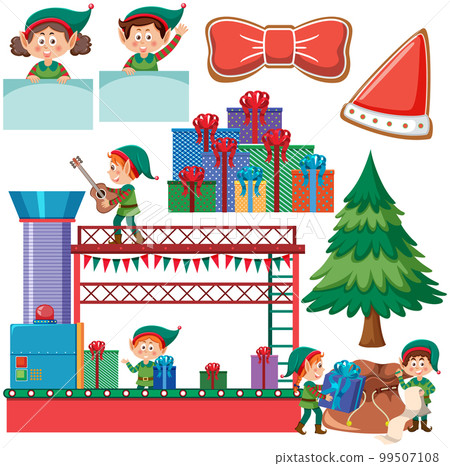 Set of Christmas element 99507108