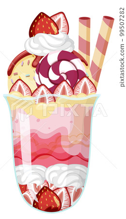 Ice cream sundae served in a glass Ice cream sundae served in a glass 99507282