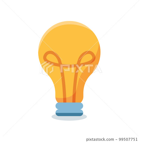 light bulb isolated. creative idea and innovation vector illustration light bulb isolated. creative idea and innovation vector illustration 99507751