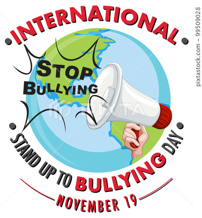 International stand up to bullying day poster design 99509028