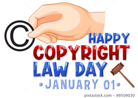 Copyright law day banner design Copyright law day banner design 99509030