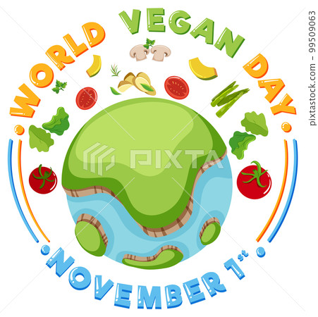 World Vegan Day Banner Design 99509063