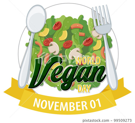 World Vegan Day Logo Design World Vegan Day Logo Design 99509273