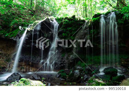Scenery of Sarutsubo Falls in early autumn 12 Shinonsen-cho, Mikata-gun, Hyogo Prefecture Scenery of Sarutsubo Falls in early autumn 12 Shinonsen-cho, Mikata-gun, Hyogo Prefecture 99510018