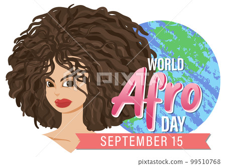 World Afro Day September 15 Banner Design 99510768
