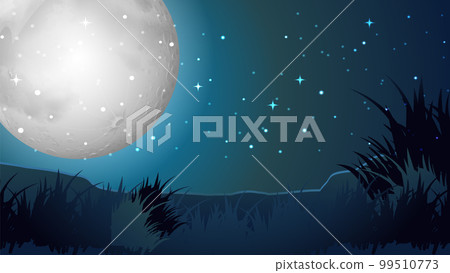 Thumbnail design with super moon night Thumbnail design with super moon night 99510773