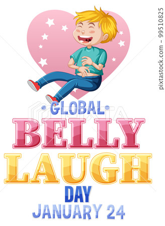 Global Belly Laugh Day Banner Design 99510825