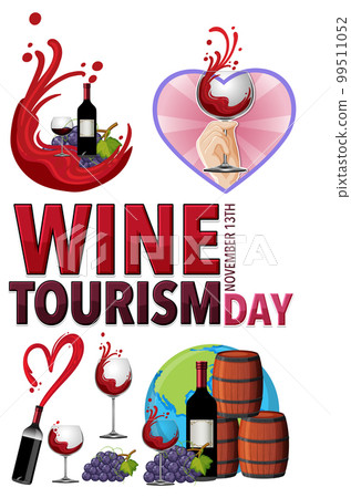Wine tourism day poster design Wine tourism day poster design 99511052