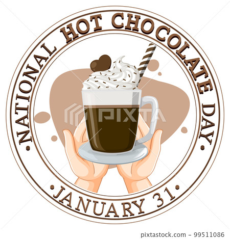 National Hot Chocolate Day Banner Design 99511086