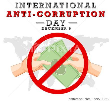 International Anti corruption day poster design 99511089