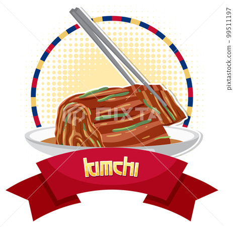 Korean traditional food vector Korean traditional food vector 99511197